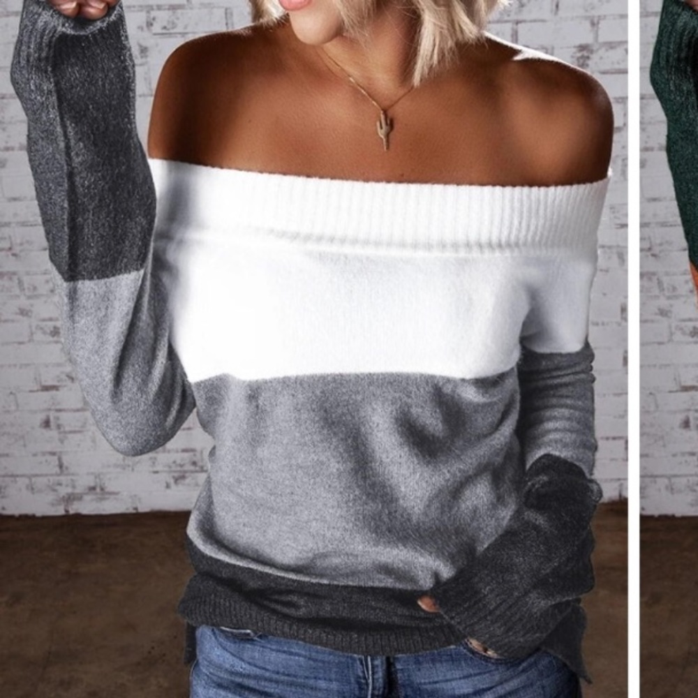 Off the Shoulder Sweater